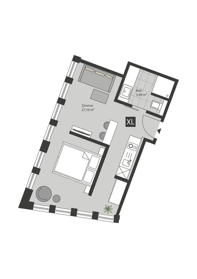 Ueberfluss Serviced-Apartments BRE Eksteriør billede